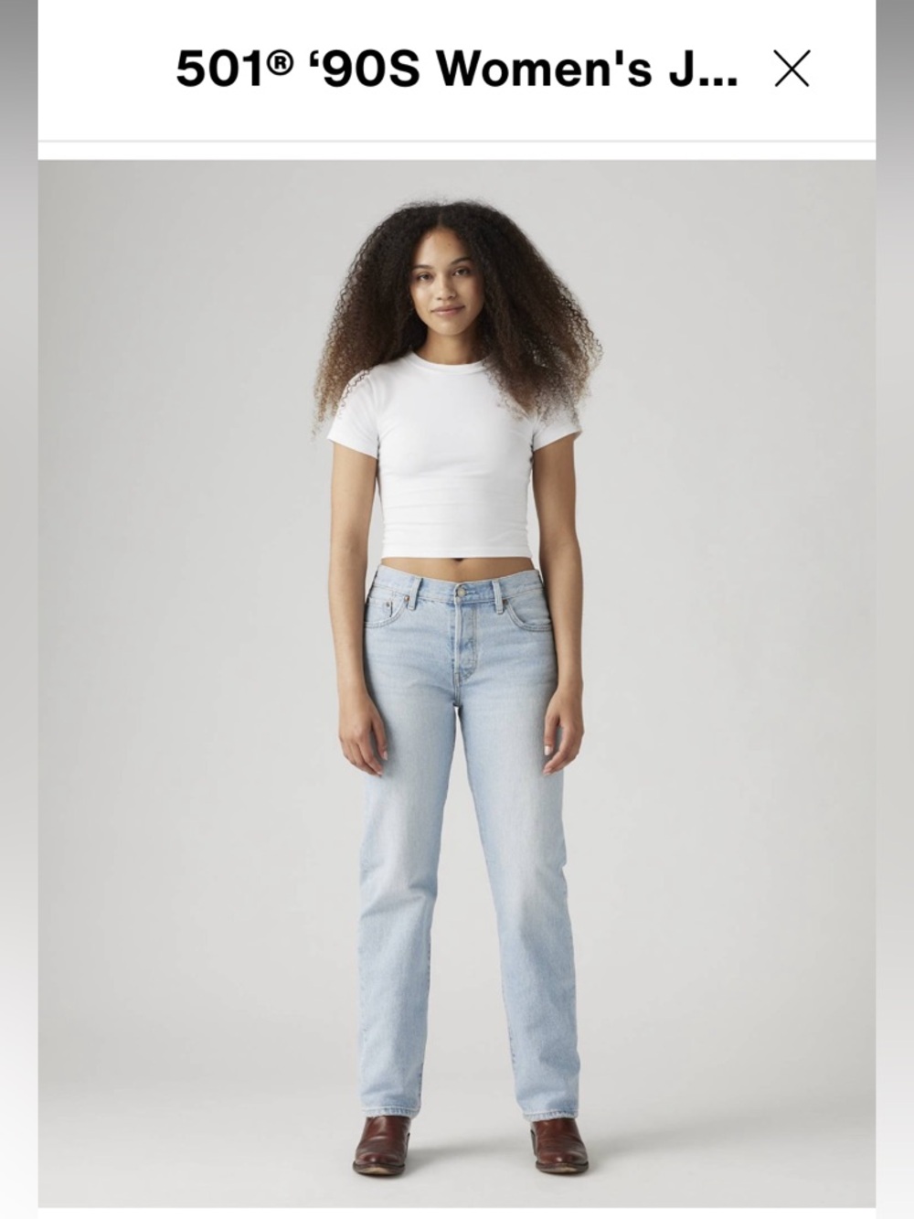 Levi 501 90’s women’s jeans